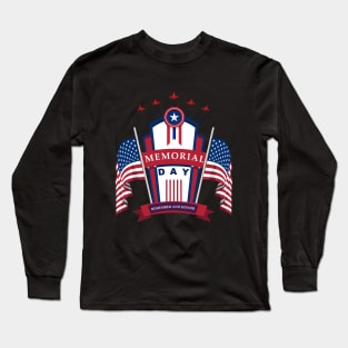 Memorial Day, Remember And Proud Long Sleeve T-Shirt